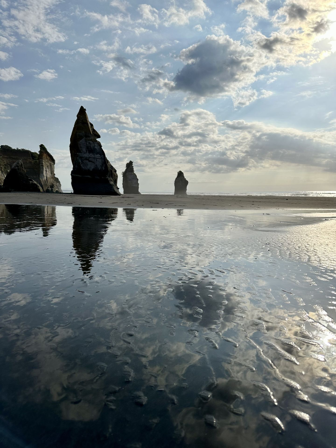 Three Sisters and the Elephant Rock